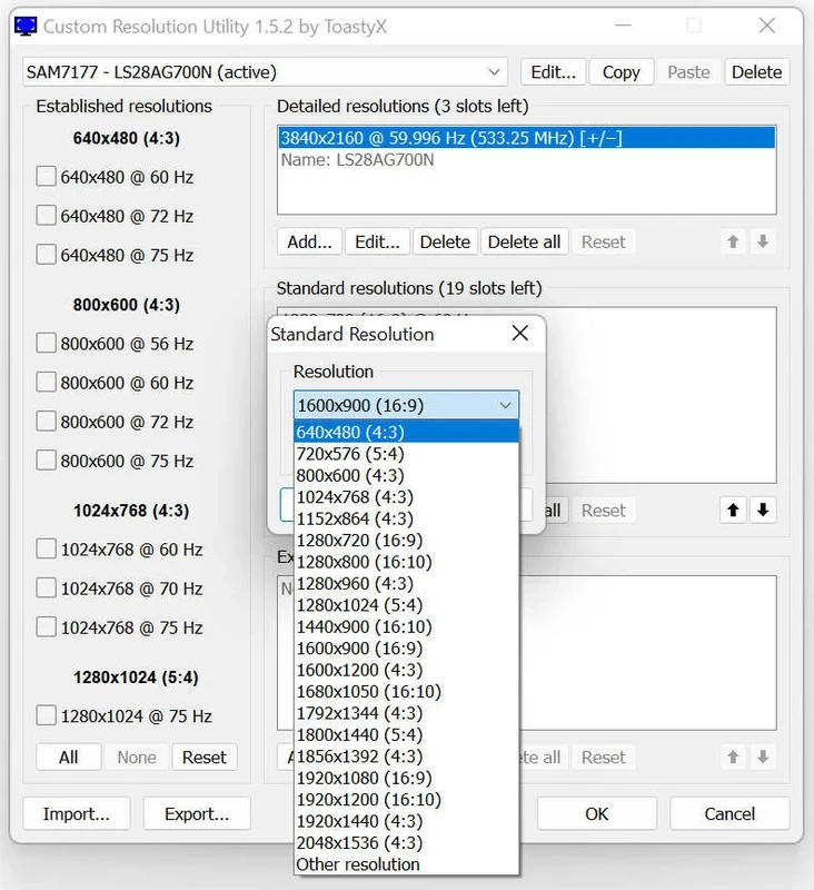Custom Resolution Utility (CRU) — screenshot 3