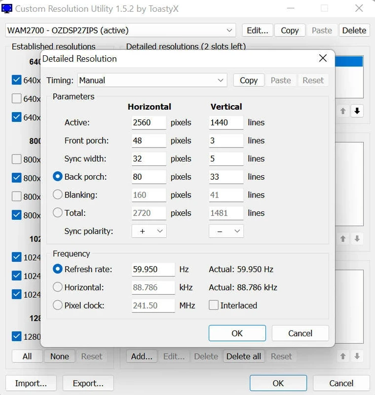 Custom Resolution Utility (CRU) — screenshot 4